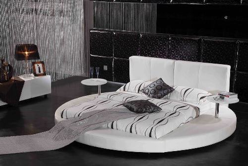 Le podium rond a des éléments rectangulaires